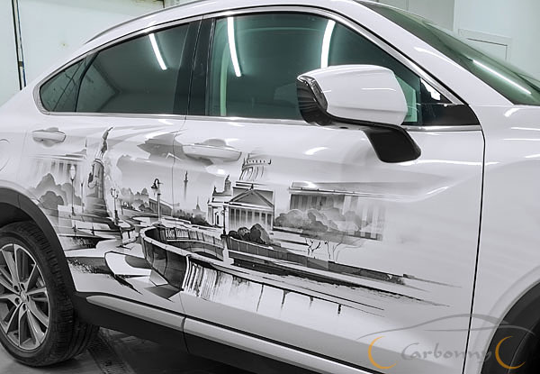Рисунок на авто, Исаакиевский собор